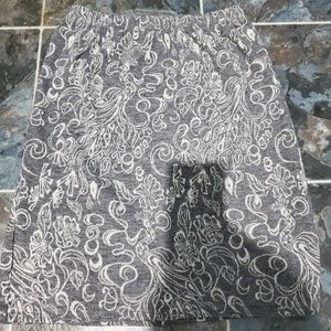 Grey winter skirt
